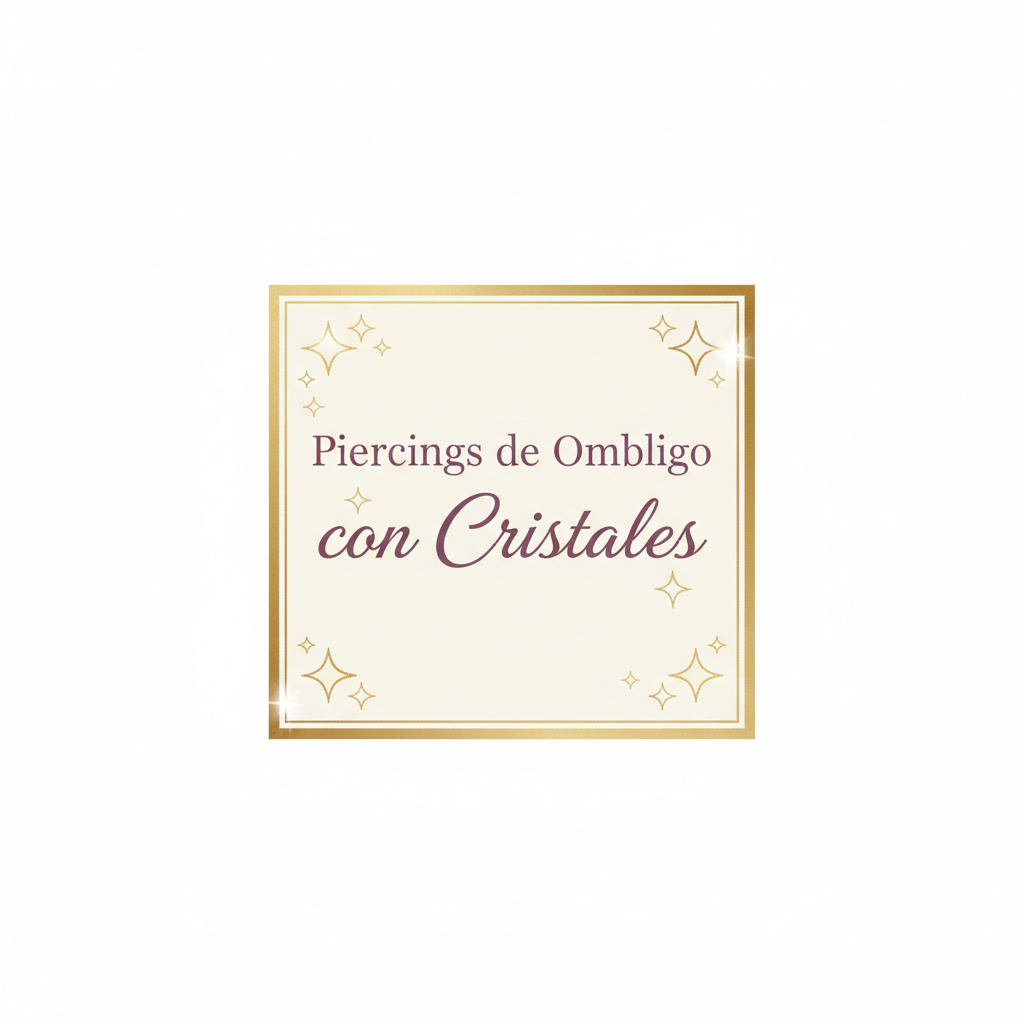 Piercings de Ombligo con Cristales